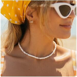 Pura Vida Puka Shell Choker Necklace NEW